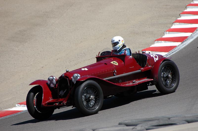 There was a great collection of Alfa race cars Above 1933 Alfa Romeo 8C 